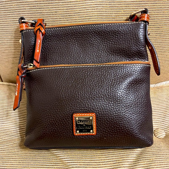 Dooney & Bourke Handbags - 🔥Dooney & Bourke Pebble Grain Leather Ginger Crossbody with COA!🔥